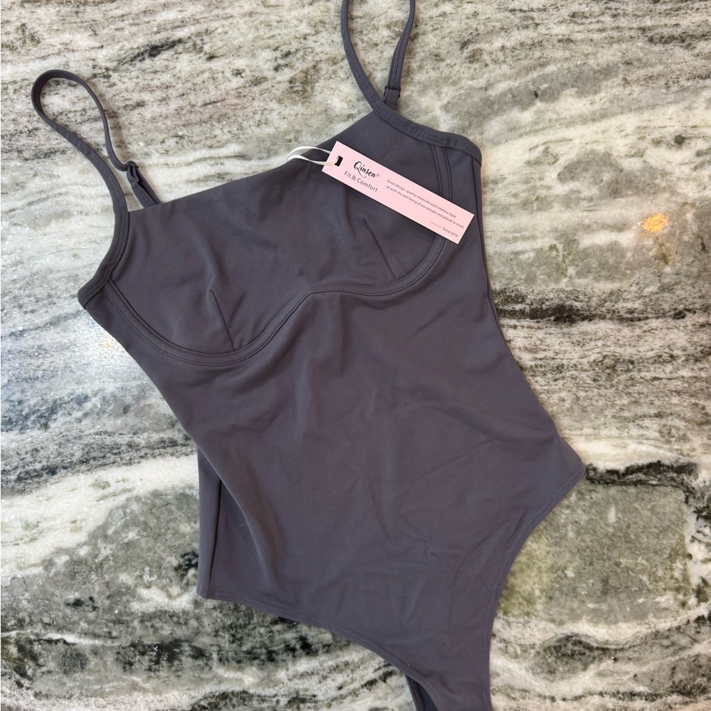 NWT Qinsen Women's Bodysuit